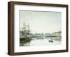 Le Havre, Le Bassin du Commerce-Eugène Boudin-Framed Giclee Print