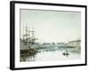 Le Havre, Le Bassin du Commerce-Eugène Boudin-Framed Giclee Print