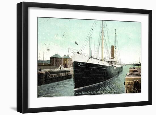 Le Havre, Le Jérome Sortant Des Grands Bassins-null-Framed Giclee Print