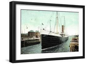 Le Havre, Le Jérome Sortant Des Grands Bassins-null-Framed Giclee Print