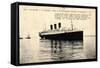 Le Havre, Paquebot Paris, Dampfschiff, French Line-null-Framed Stretched Canvas