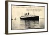 Le Havre, Paquebot Paris, Dampfschiff, French Line-null-Framed Giclee Print