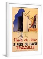 Le Havre Port Poster-null-Framed Art Print