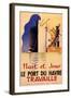 Le Havre Port Poster-null-Framed Art Print