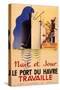 Le Havre Port Poster-null-Stretched Canvas