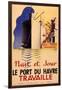 Le Havre Port Poster-null-Framed Art Print