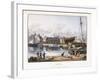 Le Havre, Seen from the Old Dock, 1823-1826-Thales Fielding-Framed Premium Giclee Print