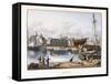 Le Havre, Seen from the Old Dock, 1823-1826-Thales Fielding-Framed Stretched Canvas