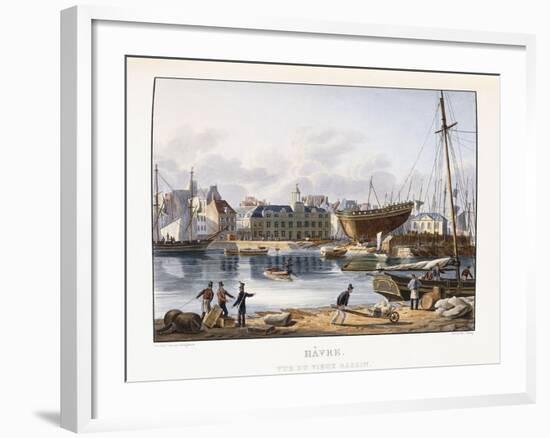 Le Havre, Seen from the Old Dock, 1823-1826-Thales Fielding-Framed Giclee Print