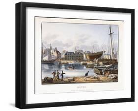 Le Havre, Seen from the Old Dock, 1823-1826-Thales Fielding-Framed Giclee Print