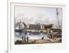 Le Havre, Seen from the Old Dock, 1823-1826-Thales Fielding-Framed Giclee Print