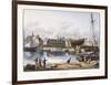 Le Havre, Seen from the Old Dock, 1823-1826-Thales Fielding-Framed Giclee Print
