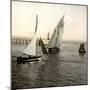 Le Havre (Seine-Maritime, France), Boat Entering the Port, 1903-Leon, Levy et Fils-Mounted Photographic Print