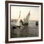 Le Havre (Seine-Maritime, France), Boat Entering the Port, 1903-Leon, Levy et Fils-Framed Photographic Print