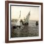 Le Havre (Seine-Maritime, France), Boat Entering the Port, 1903-Leon, Levy et Fils-Framed Photographic Print