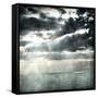 Le Havre (Seine-Maritime, France), Setting Sun, Clouds-Leon, Levy et Fils-Framed Stretched Canvas