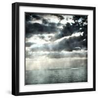 Le Havre (Seine-Maritime, France), Setting Sun, Clouds-Leon, Levy et Fils-Framed Photographic Print