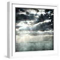 Le Havre (Seine-Maritime, France), Setting Sun, Clouds-Leon, Levy et Fils-Framed Photographic Print