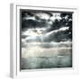 Le Havre (Seine-Maritime, France), Setting Sun, Clouds-Leon, Levy et Fils-Framed Photographic Print