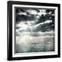 Le Havre (Seine-Maritime, France), Setting Sun, Clouds-Leon, Levy et Fils-Framed Photographic Print