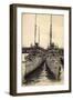 Le Havre, Station Des Torpilleurs, Fr. Kriegsschiffe-null-Framed Premium Giclee Print