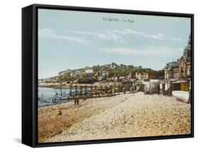Le Havre - the Beach-null-Framed Stretched Canvas