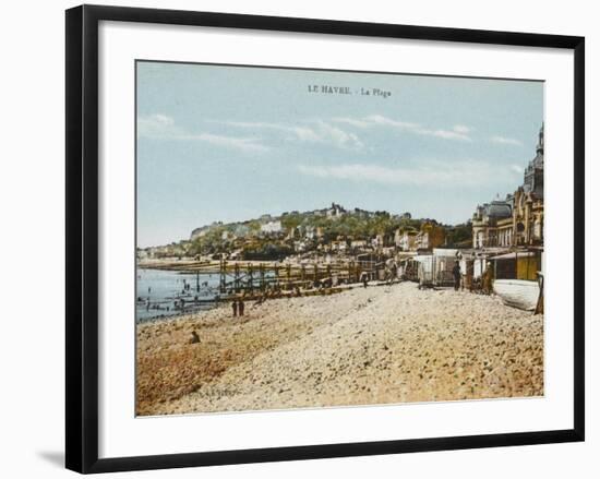 Le Havre - the Beach-null-Framed Photographic Print