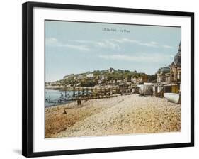 Le Havre - the Beach-null-Framed Photographic Print