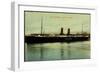 Le Havre, Vue Du Vapeur La Gascogne En Port-null-Framed Giclee Print