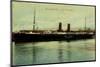 Le Havre, Vue Du Vapeur La Gascogne En Port-null-Mounted Giclee Print