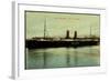 Le Havre, Vue Du Vapeur La Gascogne En Port-null-Framed Giclee Print