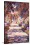 Le Jardin a Giverny-Claude Monet-Stretched Canvas