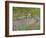 Le jardin a Giverny.-Claude Monet-Framed Giclee Print