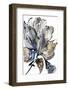 Le Jardin Botanique Blue Flower-cartissi-Framed Photographic Print