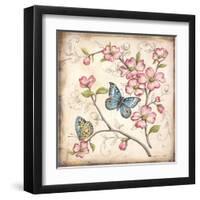 Le Jardin Butterfly I-Kate McRostie-Framed Art Print