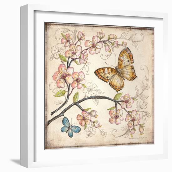 Le Jardin Butterfly II-Kate McRostie-Framed Art Print