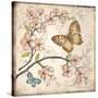 Le Jardin Butterfly II-Kate McRostie-Stretched Canvas