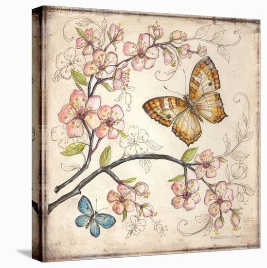 Le Jardin Butterfly II-Kate McRostie-Stretched Canvas