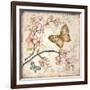 Le Jardin Butterfly II-Kate McRostie-Framed Art Print