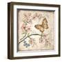 Le Jardin Butterfly II-Kate McRostie-Framed Art Print