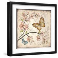 Le Jardin Butterfly II-Kate McRostie-Framed Art Print