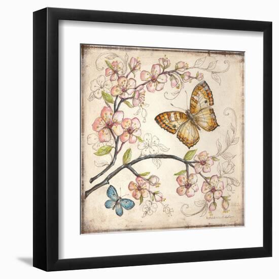 Le Jardin Butterfly II-Kate McRostie-Framed Art Print