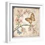 Le Jardin Butterfly II-Kate McRostie-Framed Art Print