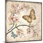 Le Jardin Butterfly II-Kate McRostie-Mounted Art Print