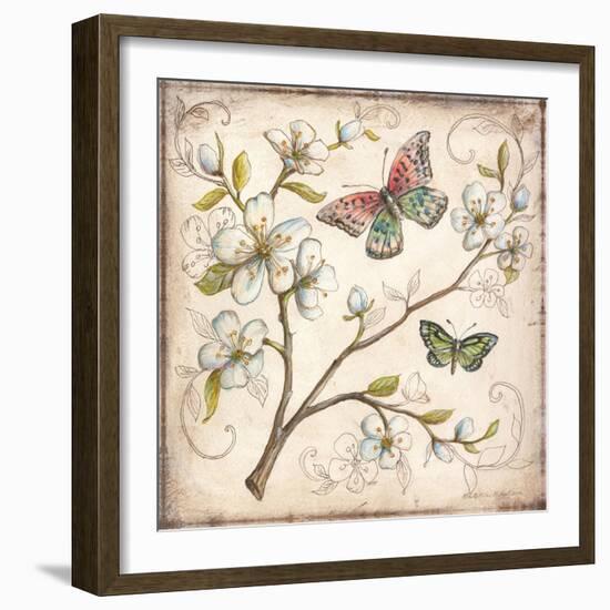 Le Jardin Butterfly III-Kate McRostie-Framed Art Print