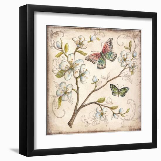 Le Jardin Butterfly III-Kate McRostie-Framed Art Print