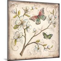 Le Jardin Butterfly III-Kate McRostie-Mounted Art Print