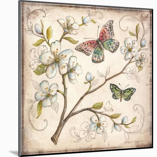 Le Jardin Butterfly III-Kate McRostie-Mounted Art Print