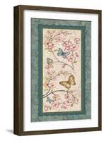 Le Jardin Butterfly Panel I-Kate McRostie-Framed Art Print