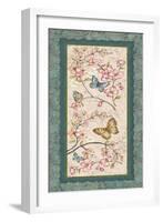 Le Jardin Butterfly Panel I-Kate McRostie-Framed Art Print